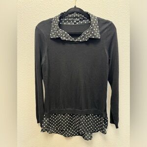 Gently used Adrianna Papell sweater/blouse combo. This is one top.
